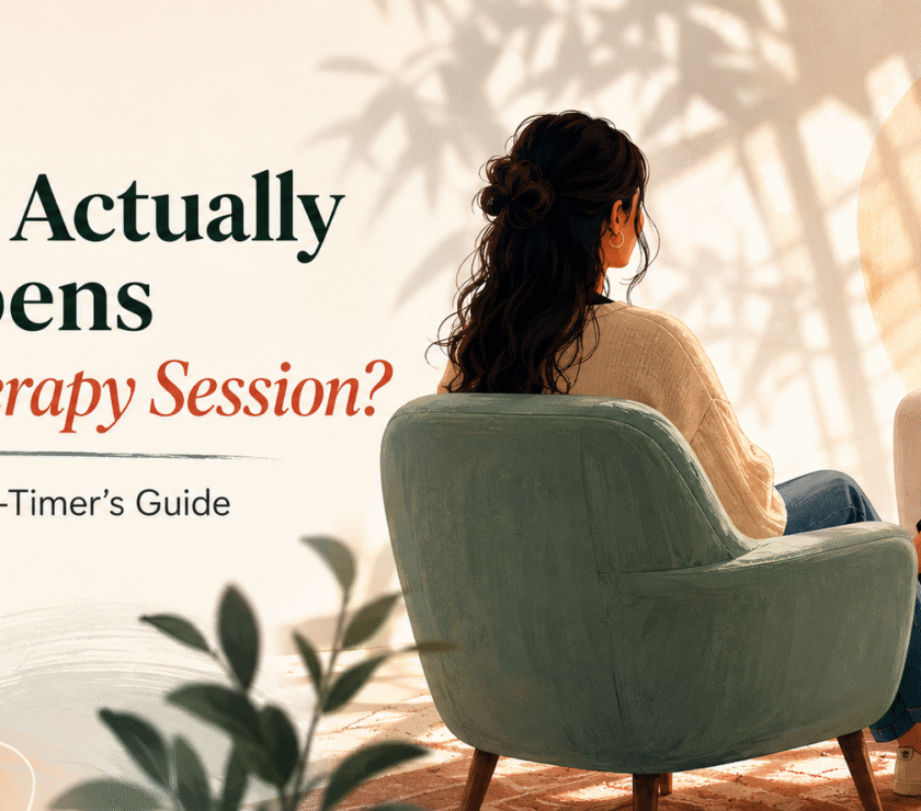 What happens in a therapy session in India?
