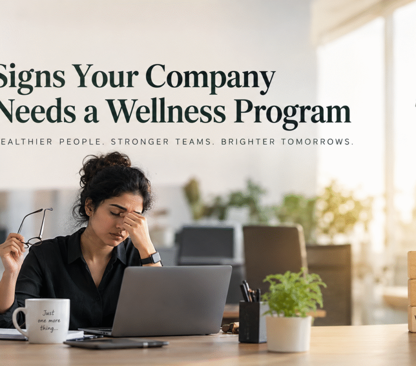 Sign your company needs a wellness program