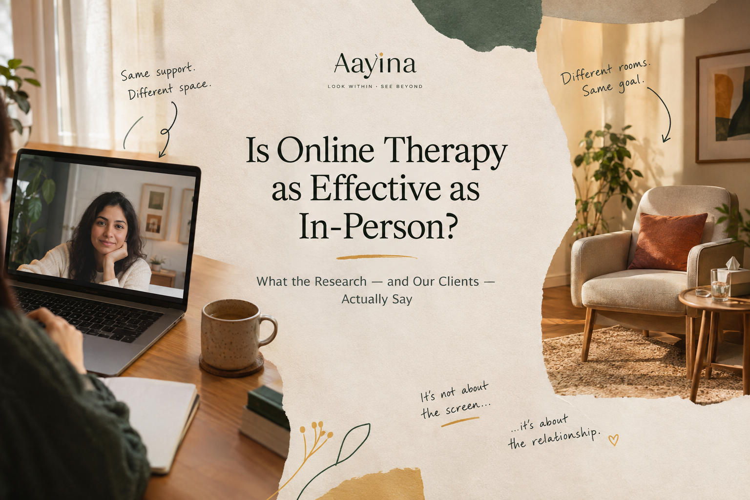 online therapy effective India — Aayina